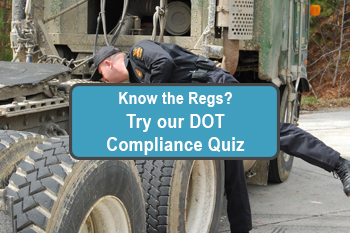 DOT Compliance Regulations Quiz