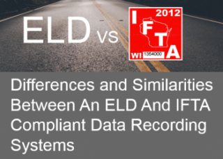 Difference between ELD and IFTA compliant data recording systems