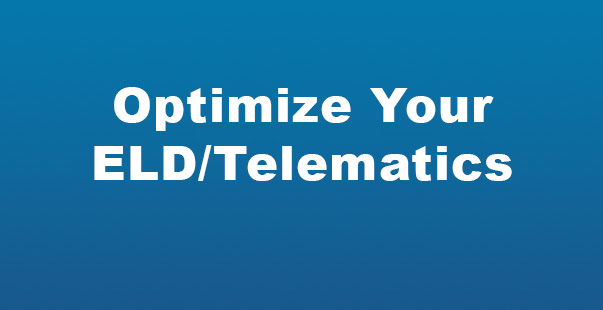 optimize your eld or telematics