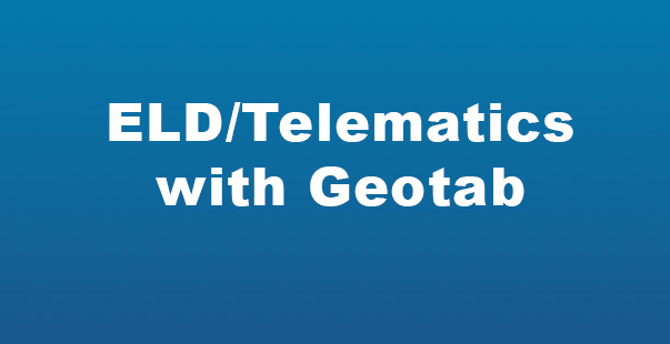 Comply with ELD mandate with best-in-class telematics Geotab Geodrive ELD